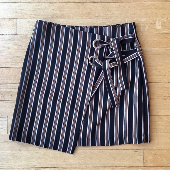 Urban Outfitters Grommet Tie Wrap Mini Skirt - Picture 7 of 11